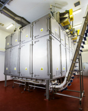 The Buhler Aeroglide hygienically-designed dryer used for dried produce food products. Photos: Buhler Aeroglide
