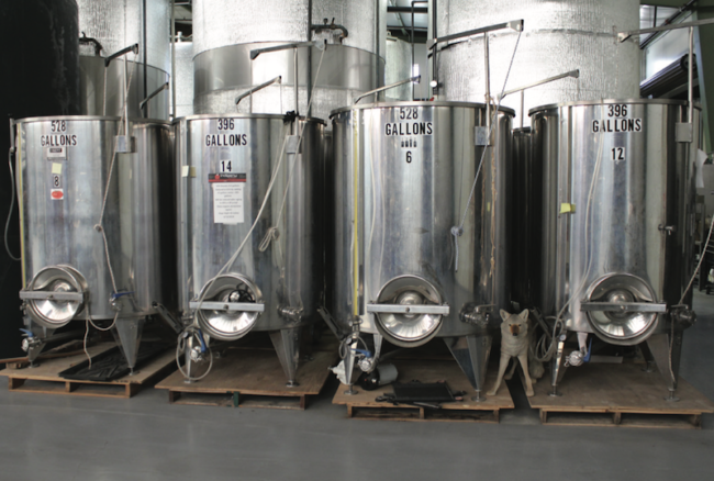 Indigeny Reserve brandy tanks - Produce Processing