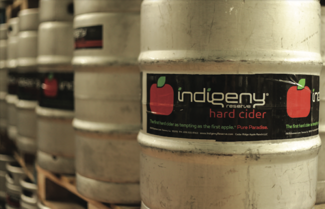 Indigeny Reserve cider barrels
