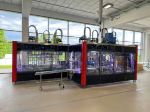 Large silver case packaging machinery
