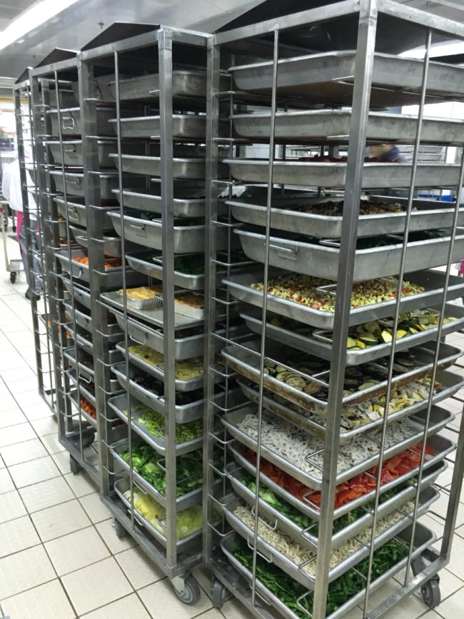 Heating and cooling in food processing facilities and product Produce