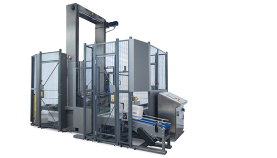 Small footprint palletizer offers solutions for limited floor space or budgets