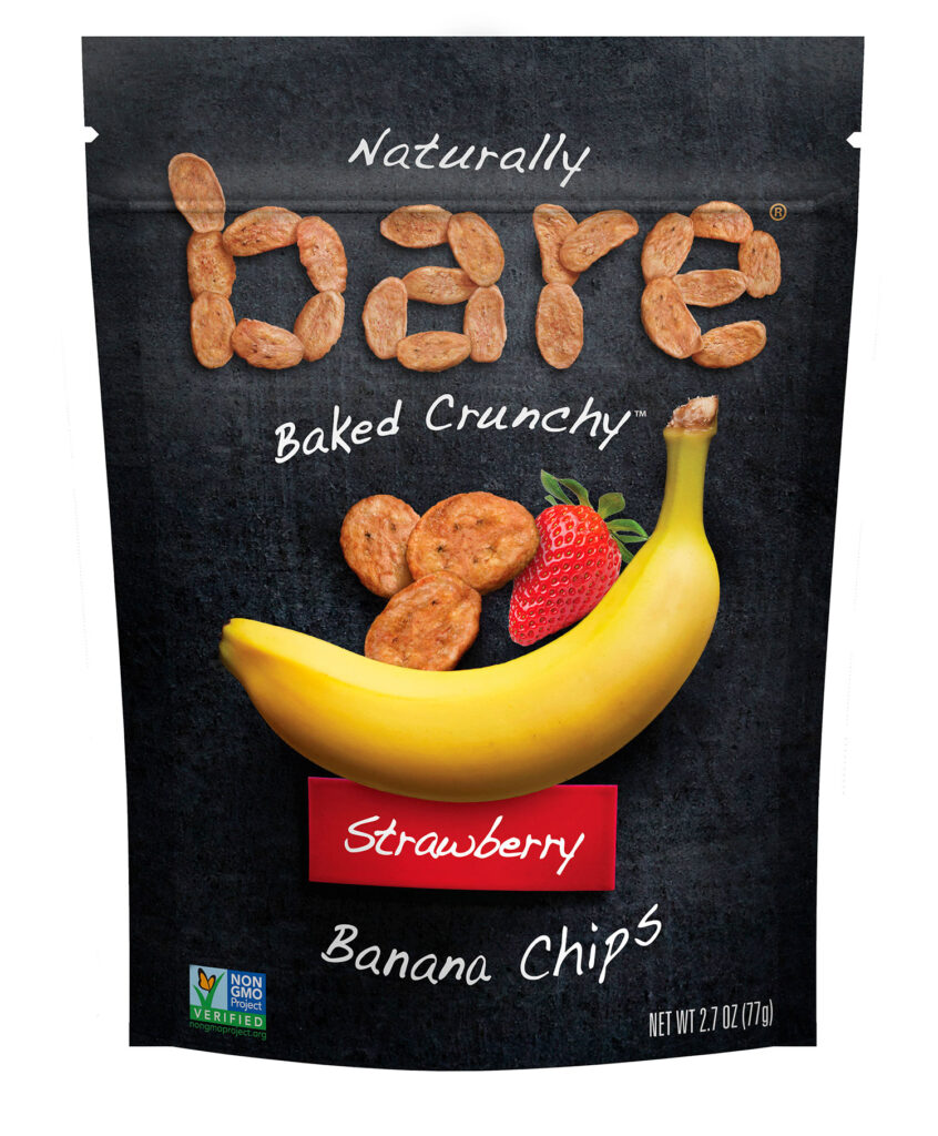 Bare Snacks adds strawberry-banana version to line of baked fruit chips