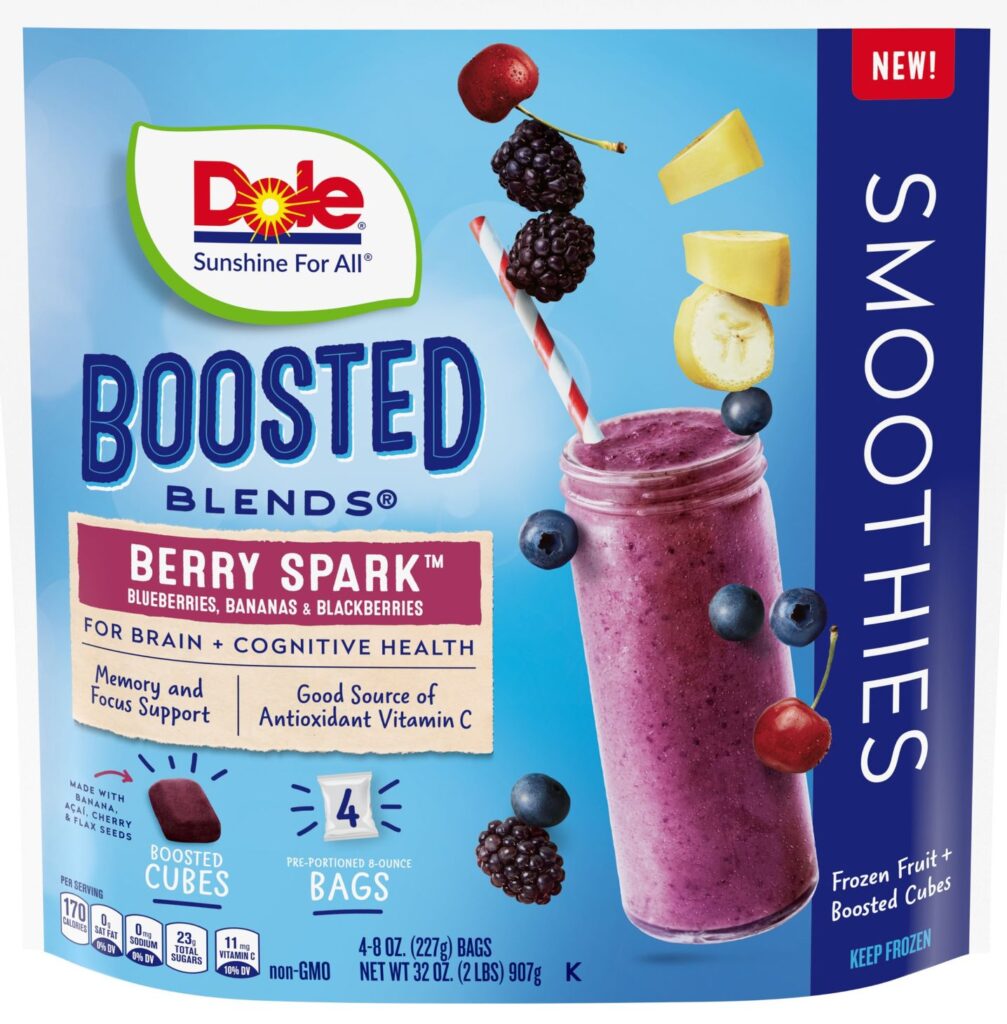 Dole launches functional frozen fruit smoothie