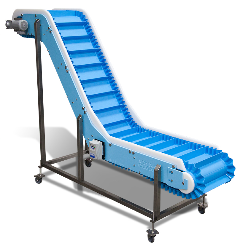 Synchronized sidewalls now available on DynaClean food conveyor line