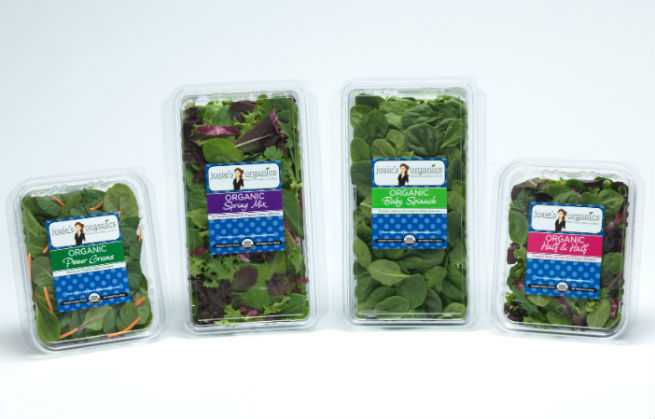New Josie’s Organics baby greens, salad blends introduced