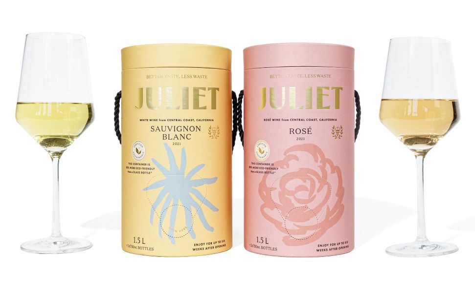 New wine brand Juliet launches in recycled material packaging