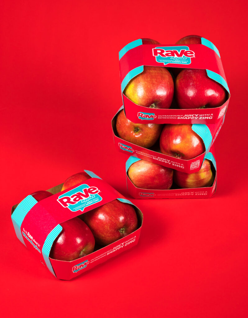 Sustainable band packaging for apples coming soon