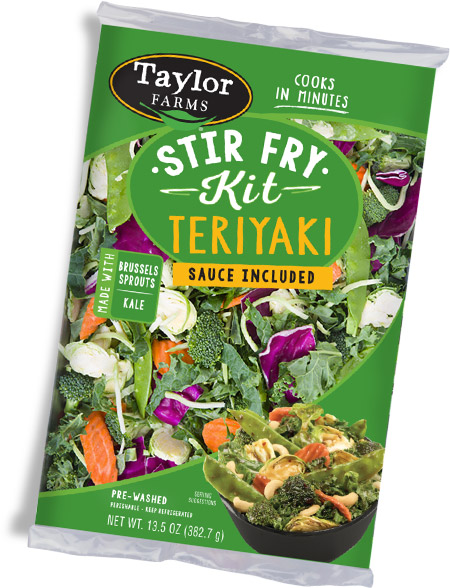 Taylor Farms introduces vegetable stir fry kits