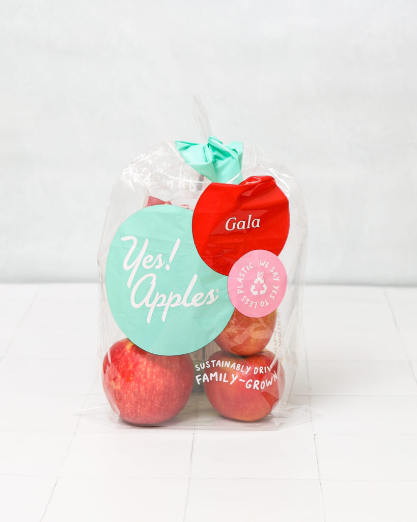 Yes! Apples adds bags with less plastic