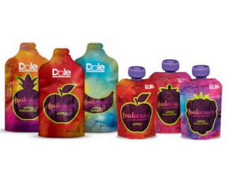 Dole launches squeezable fruit pouches