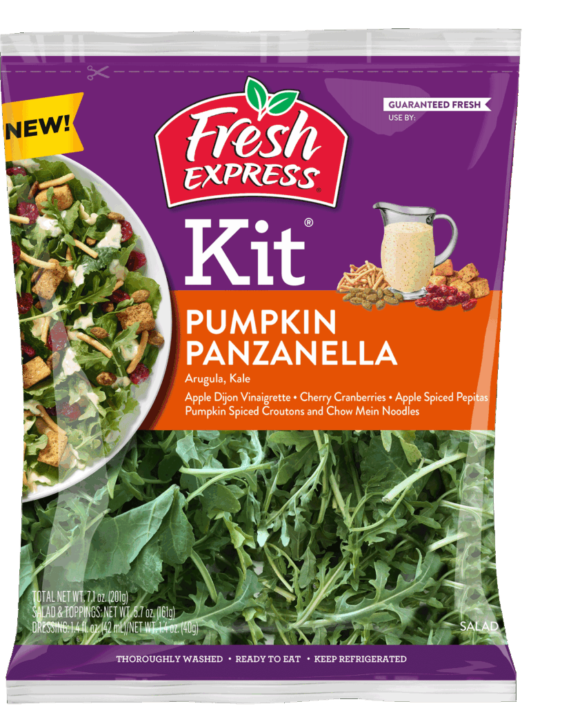 Fresh Express adds Pumpkin Panzanella, Caesar to its salad kit line