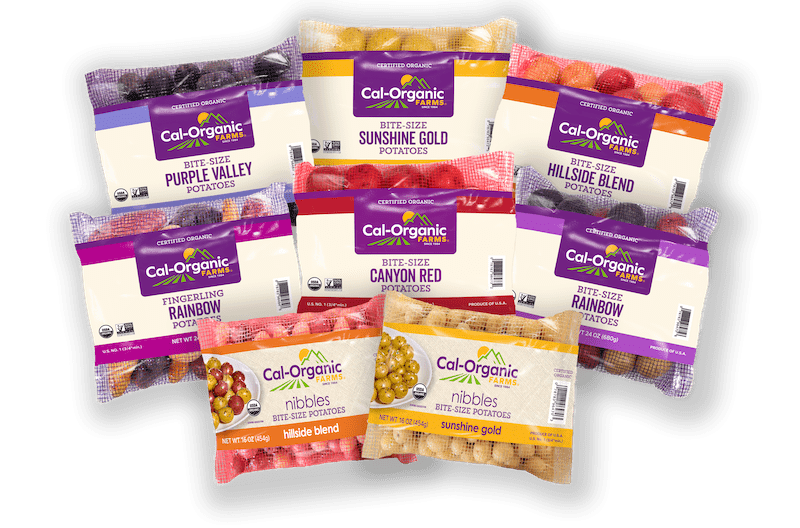 Bite-sized potato line from Cal-Organic Farms launching